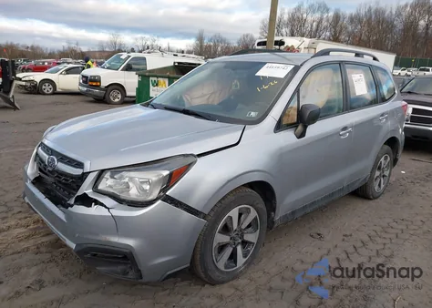 2018 Subaru Forester 2.5I из США, поврежденный, VIN JF2SJABC0JH431753